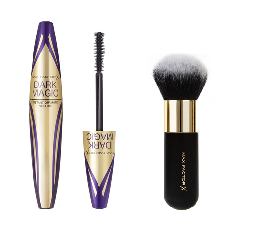 Max Factor - Dark Magic Mascara + Compact Multi Brush