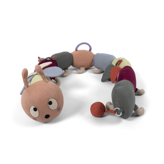 Filibabba - Activity soft toy - Lilli the Larva (FI-01887)