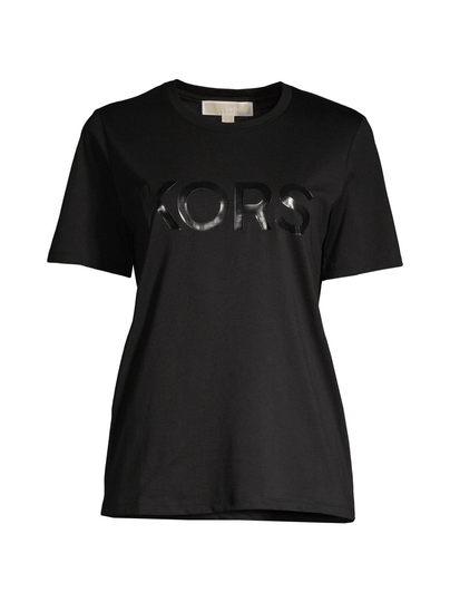 Glossy print t-paita