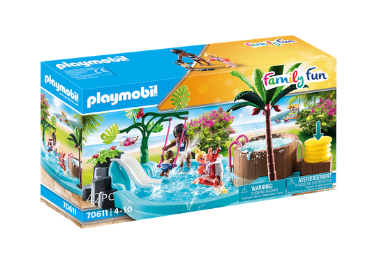 Playmobil - Children's pool with whirlpool (70611)
