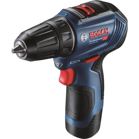 Bosch GSR 12V-30 Porakone/ruuvinväännin sisältää akun ja laturin
