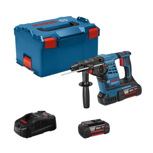 Bosch GBH 36 V-LI PLUS Poravasara sisältää akun ja laturin