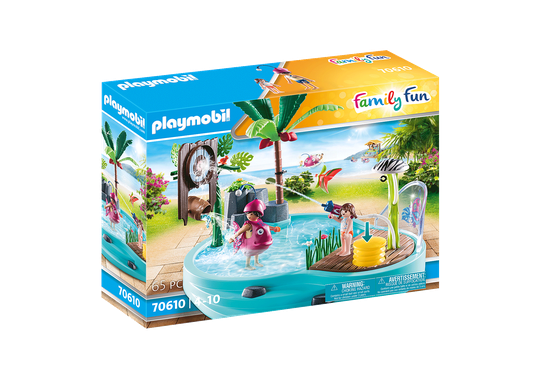 Playmobil - Fun pool with water sprayer (70610)