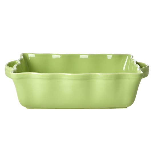 Rice - Stoneware Oven Dish - Neon Green L