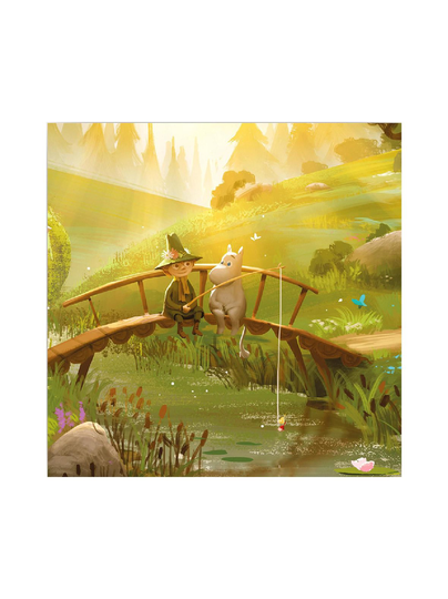 Moominvalley moomin & snufkin -lasinalunen 6 kpl