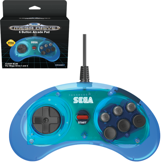 Retro-Bit SEGA Mega Drive 6-B Blue