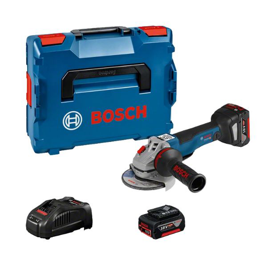 Bosch GWS 18V-10 PC Kulmahiomakone sisältää akun ja laturin