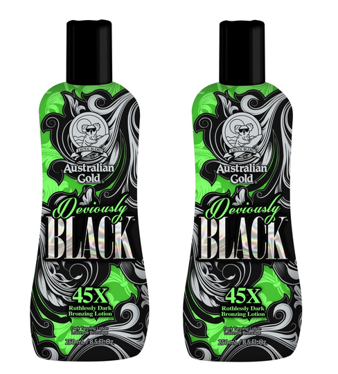 Australian Gold - 2 x Deviously Black Bronzing Lotion