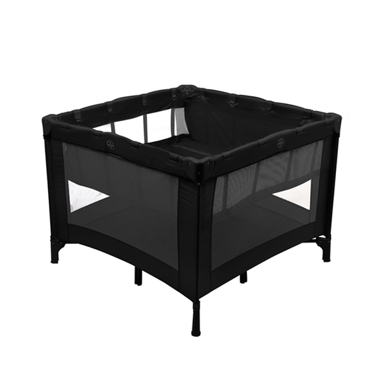 BabyTrold - Foldable Playpen - Black