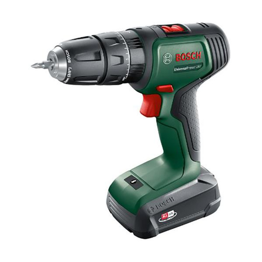 Bosch DIY Universal Impact 18 Iskuporakone/Ruuvinväännin mukana yksi 1,5 Ah:n akku ja laturi