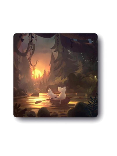 Moominvalley moomin in the forest -lasinalunen 6 kpl