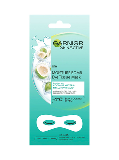 Garnier moisture bomb eye tissue mask coconut water -silmänalusnaamio 6 g