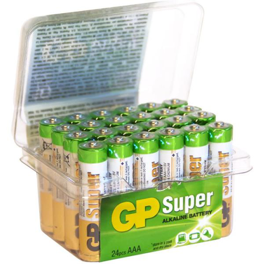 GP Batteries Super Alkaline 24A / LR03 Alkaliparisto AAA, 24 kpl
