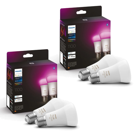 Philips Hue - 2xE27 - White&Color Ambiance