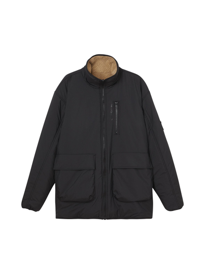 Reversible sherpa long -takki