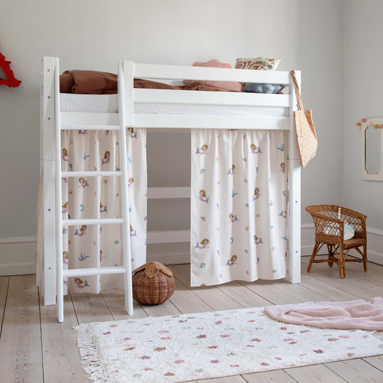 Hoppekids - Mermaid curtain for mid high bed 70x160 cm