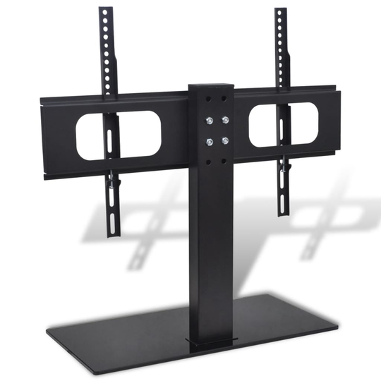 vidaXL TV-teline jalustalla rauta musta 32"-70"
