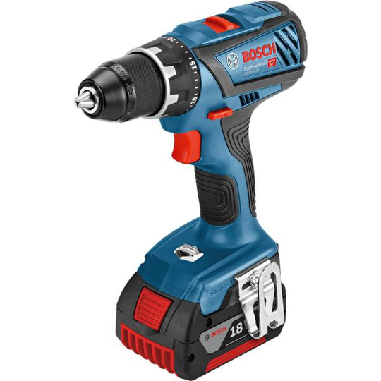 Bosch GSR 18V-28 Porakone-ruuvinväännin sis. 4,0 Ah:n akut ja pikalaturin