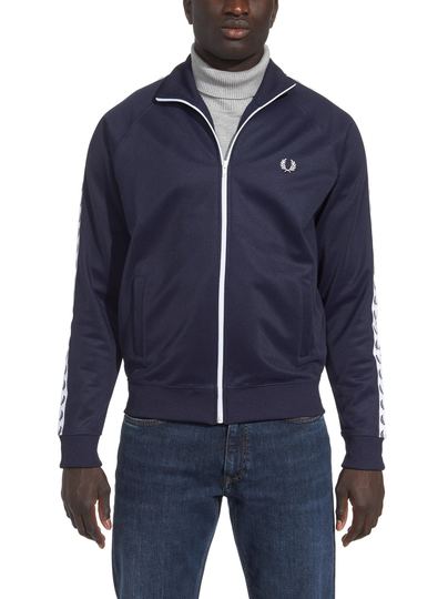 Sports authentic taped track jacket -takki