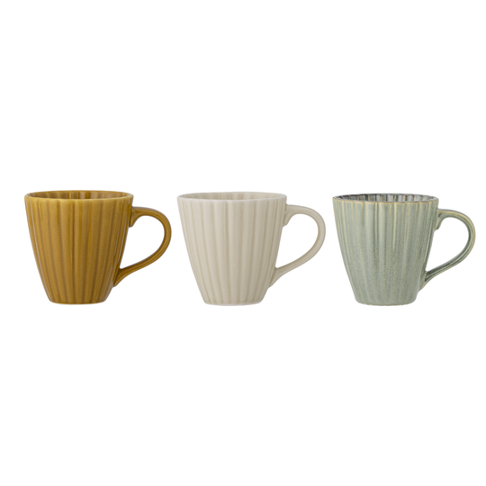 Bloomingville - Set of 3 Latina Mugs (82057466)