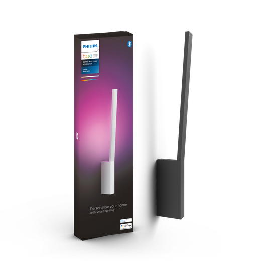 Philips Hue - Liane Wall Light Black - White&Color Ambiance - Black