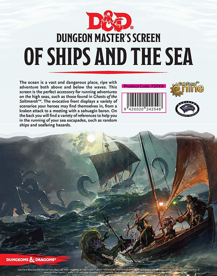 Dungeons&Dragons - 5th Edition - DM Screen Of Ships and the Sea (D&D) (GF073711)