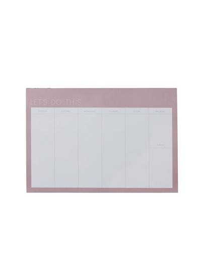 Design Letters - Weekly Planner - Lavender