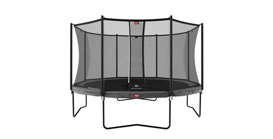 BERG - Champion 380 Trampoline + Comfort Safety Net - Grey (35.42.94.02)
