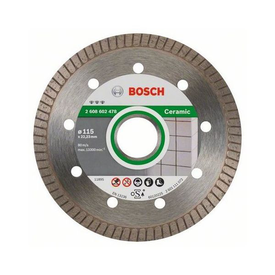 Bosch Best for Ceramic Extraclean Turbo Timanttikatkaisulaikka 115x22,23mm