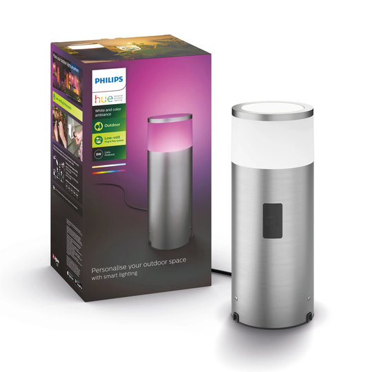 Philips Hue - Calla Outdoor Pedestal - White&Color Ambiance - S