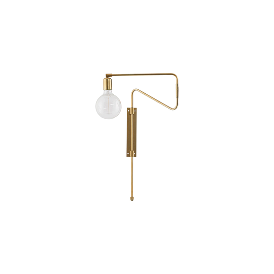 House Doctor - Swing Wall Lamp Small - Brass (203660212)