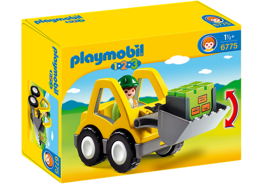 Playmobil 1.2.3 - Wheel Loader (6775)
