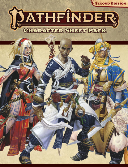 Pathfinder - Character Sheet Pack P2 (PZO2202)