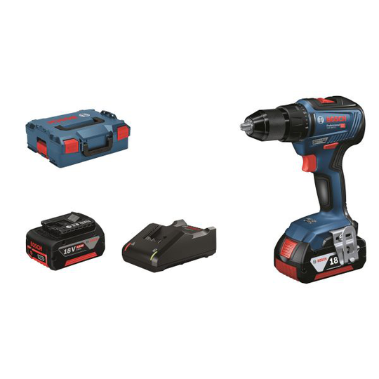 Bosch GSR 18V-55 Porakone/ruuvinväännin sisältää akun ja laturin
