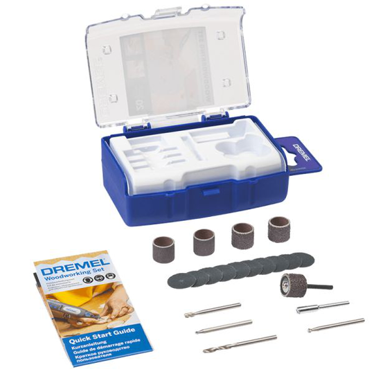 Dremel 681 Tarvikesarja 20 osaa, puun työstöön