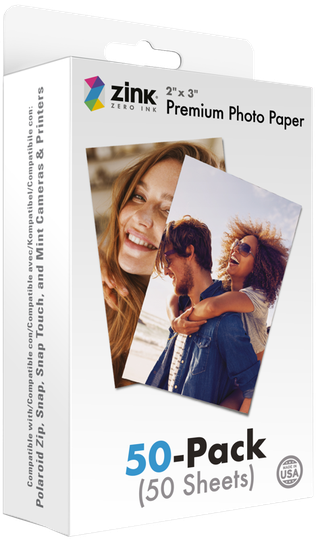 Polaroid - Zink Media 2x3" - 50 Pack