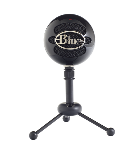 Blue - Microphone Snowball Gloss Black