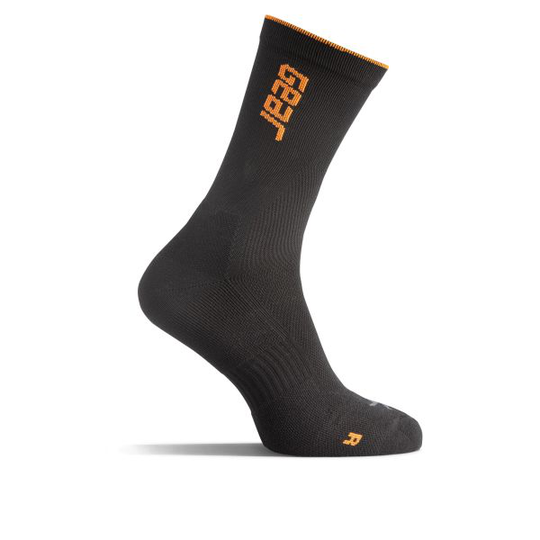 Solid Gear Wicking Sock Mid Sukat puolipitkä varsi, musta, 1 pari Koko 35-38