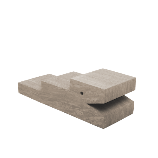 bObles - Crocodile - Marble Nature - Dark Smoke