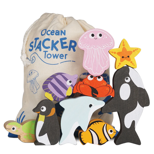Le Ty Van - Petilou - Stacking Animals Ocean - (LPL139)