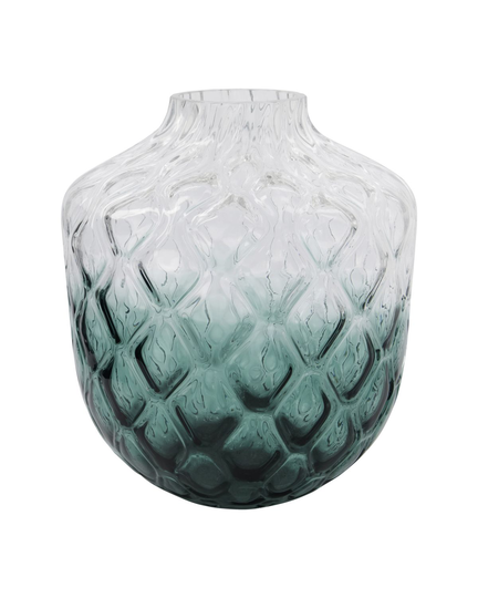 House Doctor - Art Deco Vase H31 cm - Green (202100861)