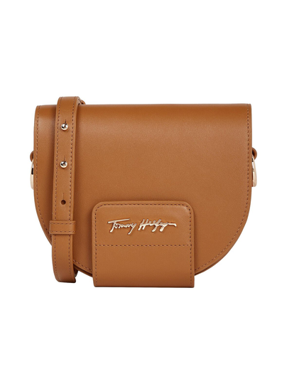 Leather statement -olkalaukku