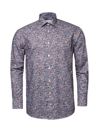 Shirt classic scandinavian paisley print -kauluspaita