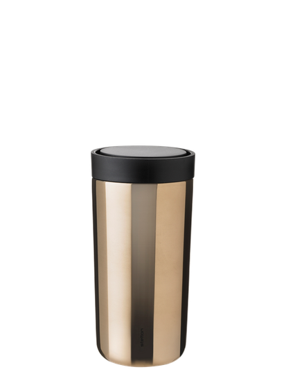 Stelton - To Go Click Thermo Cup 400 ml - Dark gold (685-41)