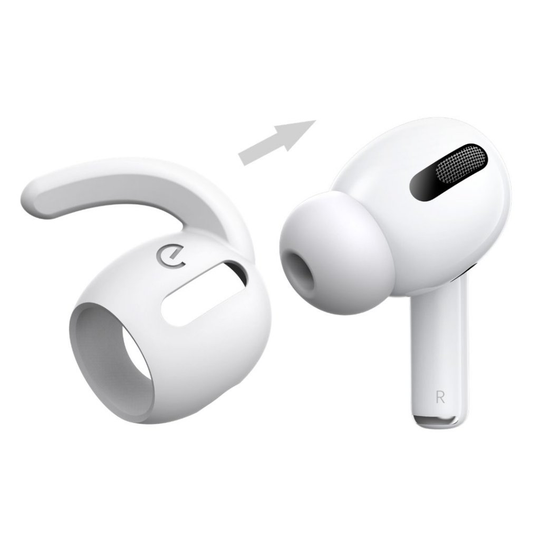 EarBuddyz - Ear Hooks for Airpods Pro (Color: White)