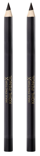 Max Factor - 2 x Eyeliner Pencil - Black