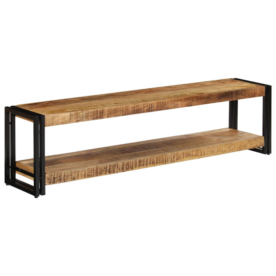 vidaXL TV-taso 150x30x40 cm kiinteä mangopuu