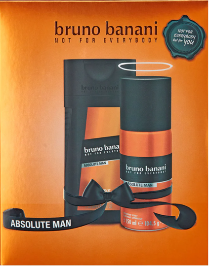 Bruno Banani - Absolut Deodorant Spray 150 ml + Shower Gel 250 ml - Giftset