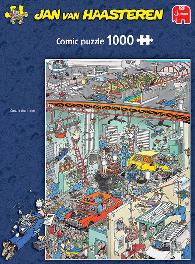 Jan Van Haasteren - Cars in the Make - 1000 Piece Puzzle (82036)