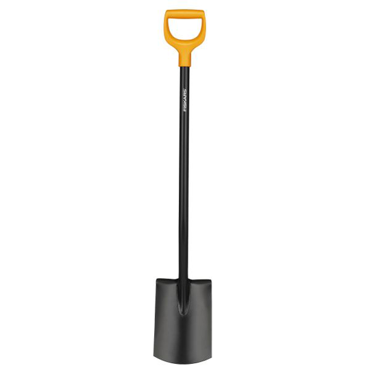 Fiskars Solid Nurmikon kanttausveitsi puolipyöreä, musta teräs